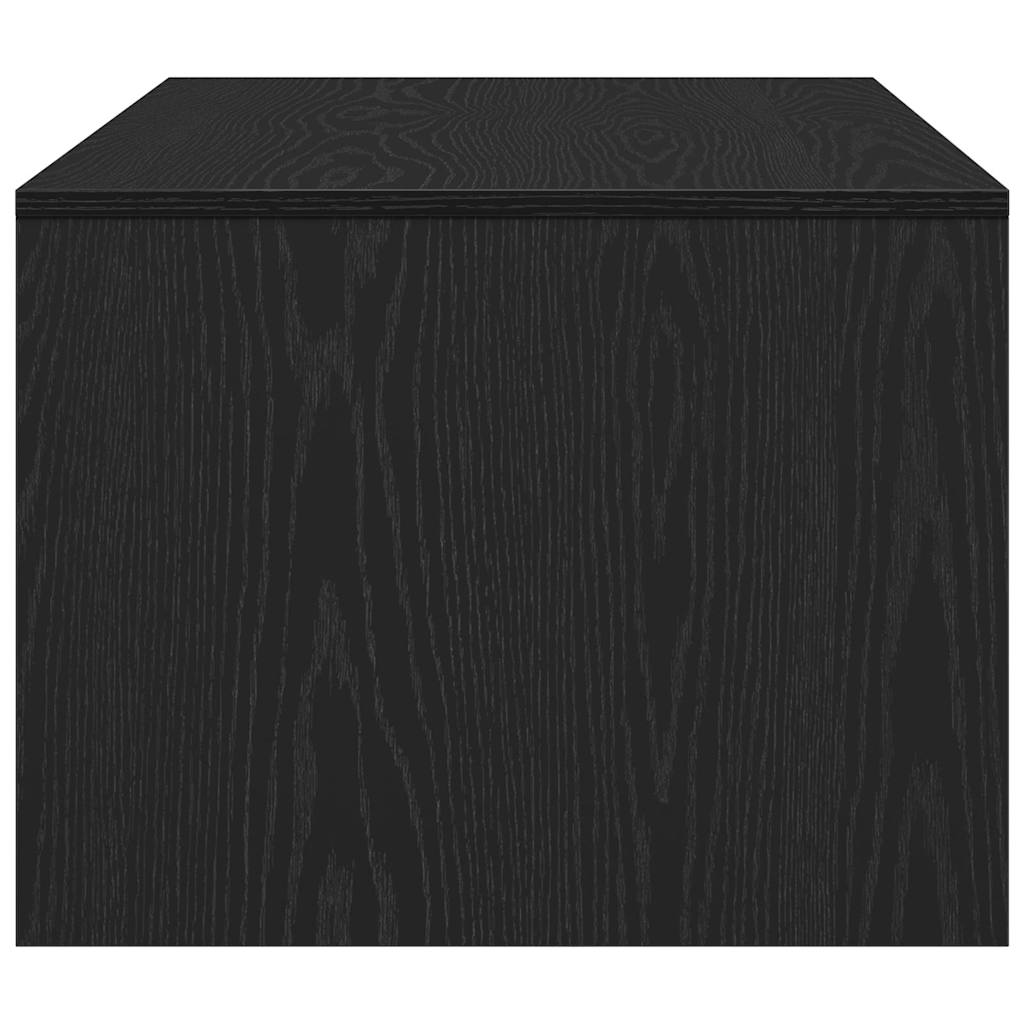 vidaXL Τραπεζάκι σαλονιού with Drawer Μαύρη δρυς 102 x 55 x 43.5 εκ.