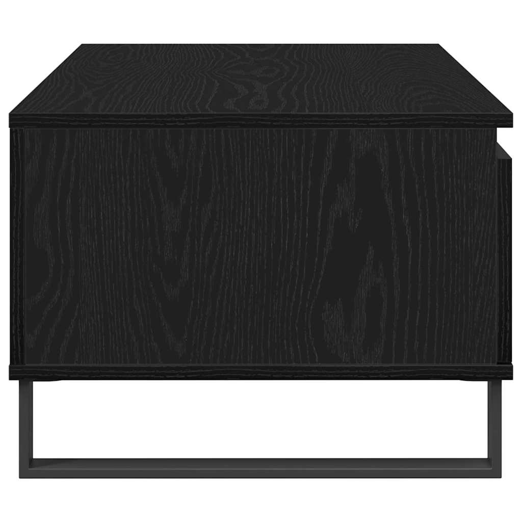 vidaXL Τραπεζάκι Σαλονιού with Drawer Μαύρη δρυς 90 x 50 x 36.5 εκ