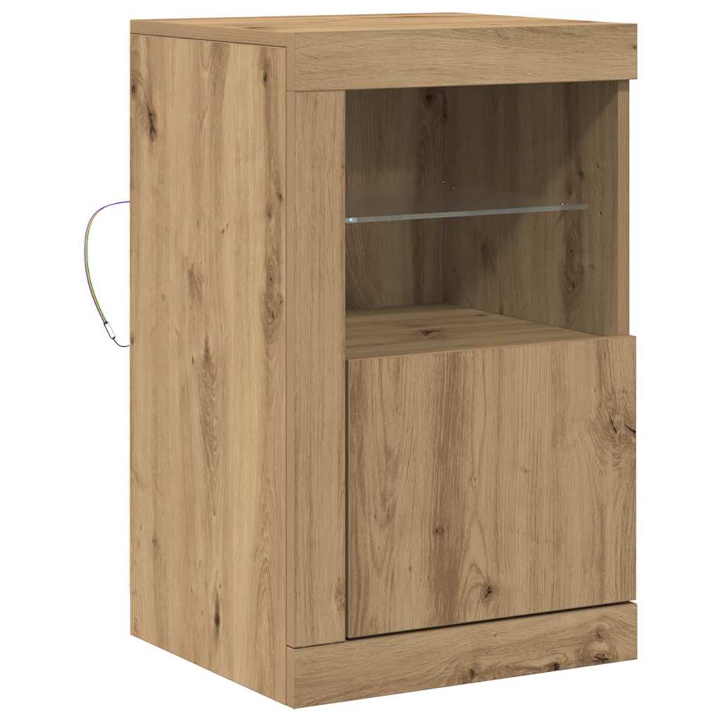 vidaXL Βοηθητικό ντουλάπι artisan δρυς 41 x 37 x 67 εκ