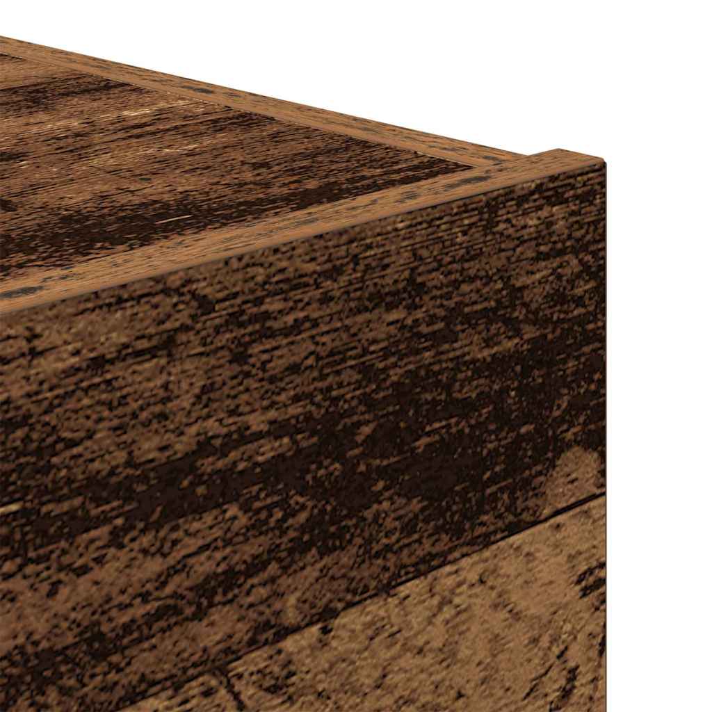 vidaXL Κομοδίνο Παλαιό ξύλο 45 x 40 x 55 εκ Επεξεργασμένο ξύλο