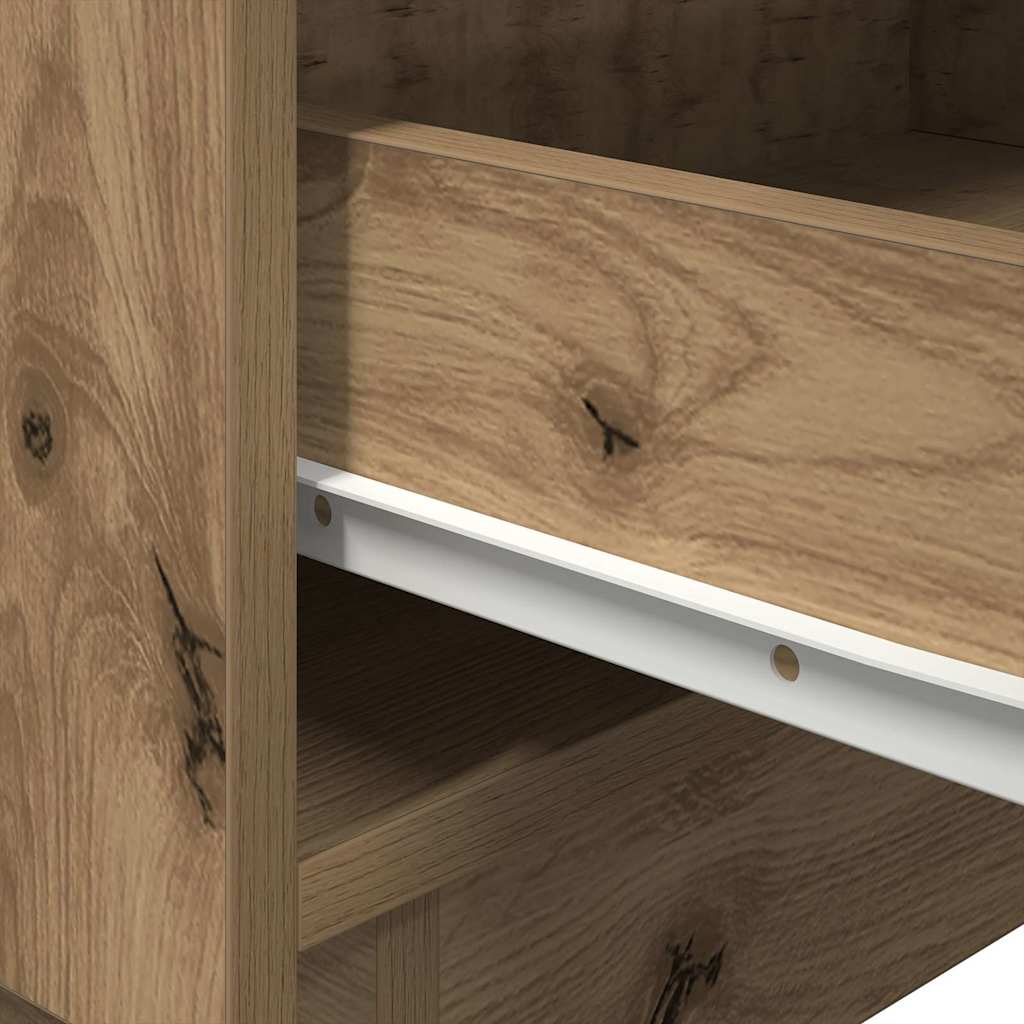vidaXL Κομοδίνο 2 pcs Artisan Oak 45 x 40 x 55 εκ Επεξεργασμένο ξύλο