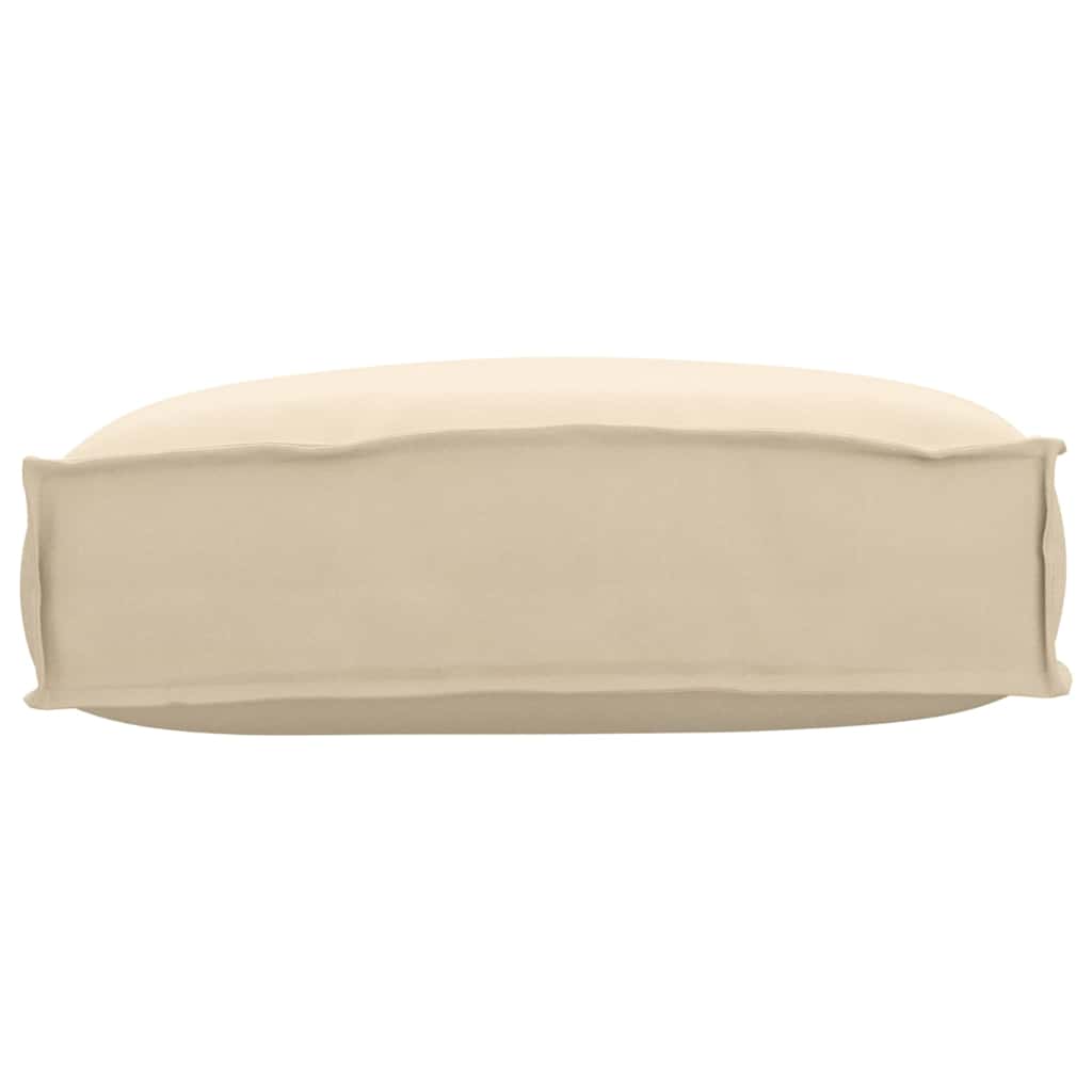vidaXL Μαξιλάρι παλέτας για πλάτη Μπεζ 50 x 40 x 12 cm Ύφασμα Oxford