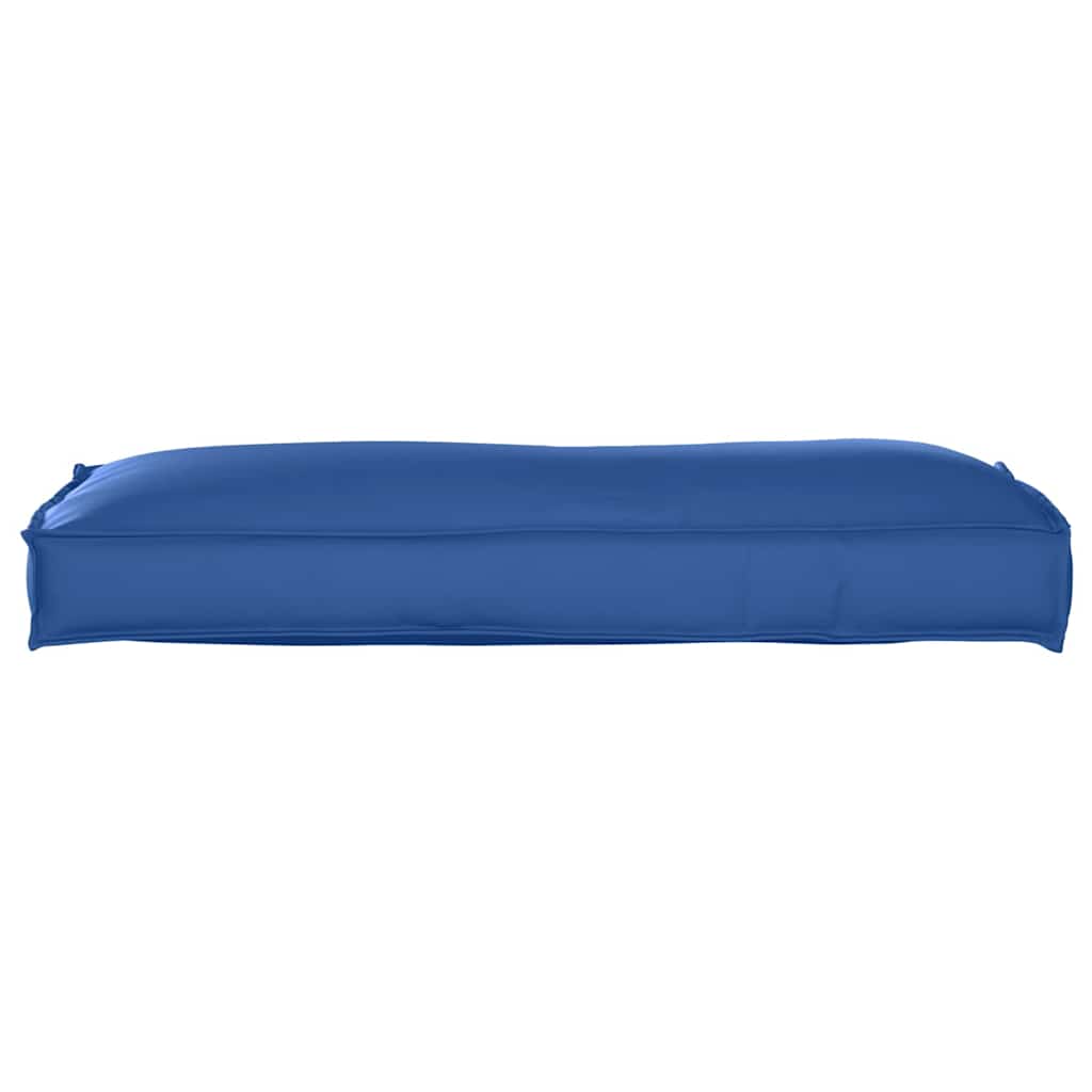 vidaXL Μαξιλάρι παλέτας για πλάτη Μπλε Ρουά 120 x 40 x 12 cm