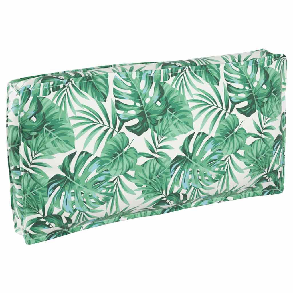 vidaXL Μαξιλάρι παλέτας για κάθισμα / πλάτη Floral Μοτίβο φύλλων
