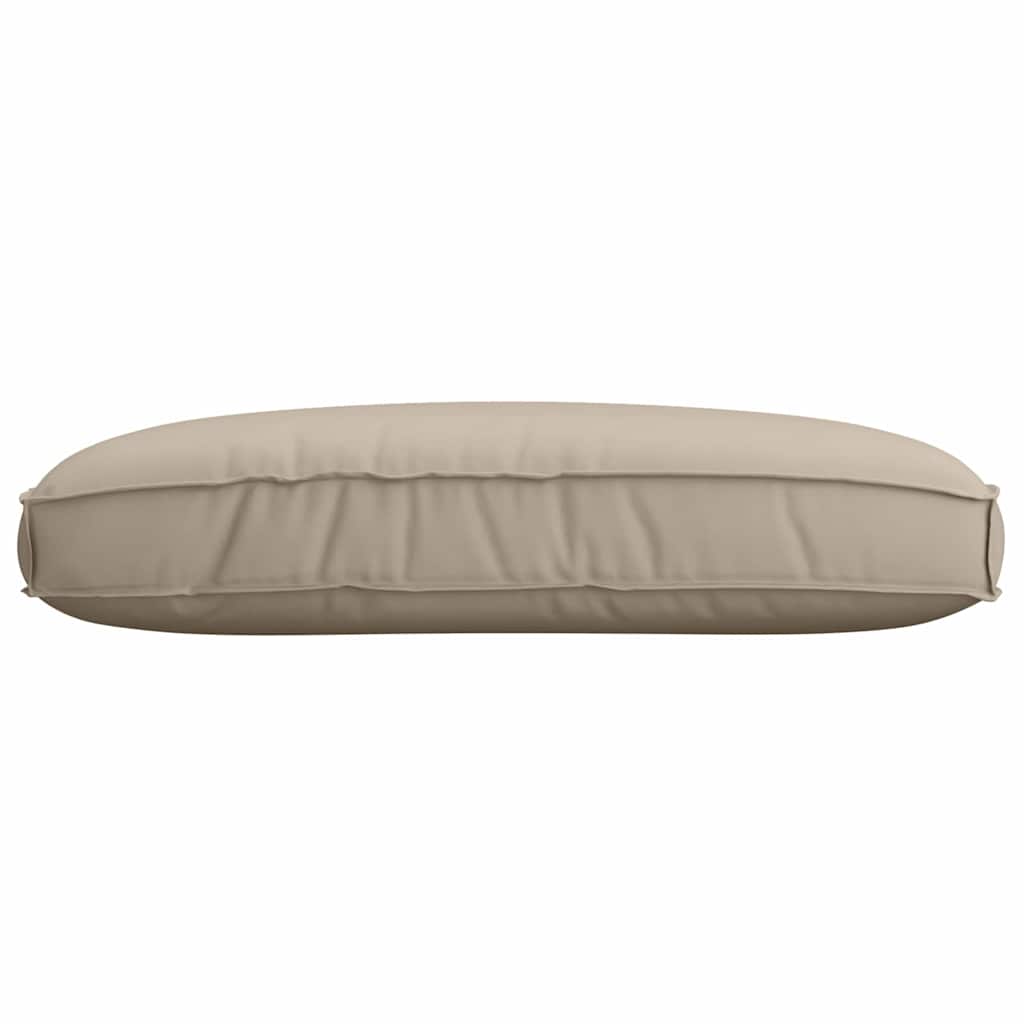 vidaXL Μαξιλάρι παλέτας για κάθισμα Taupe 120 x 80 x 12 cm