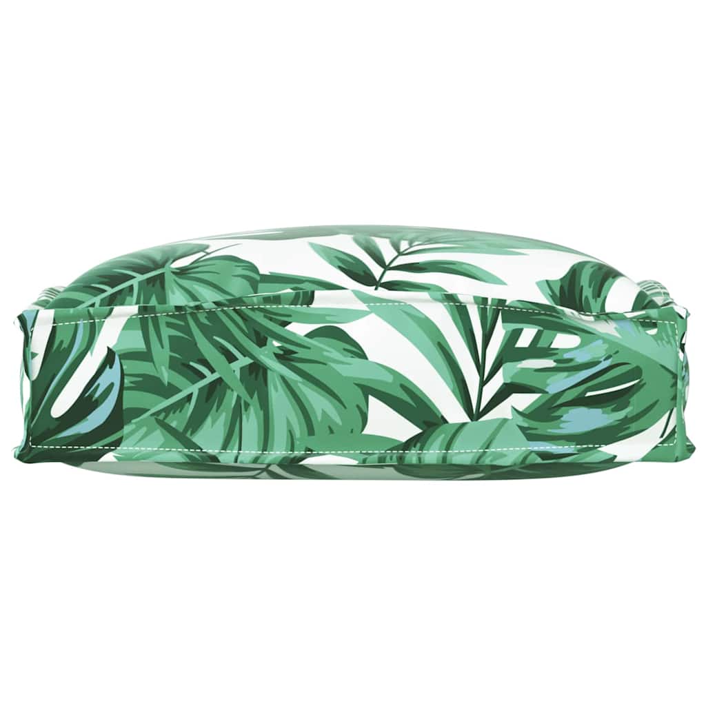 vidaXL Μαξιλάρι παλέτας για κάθισμα Floral 4 pcs Μοτίβο φύλλων