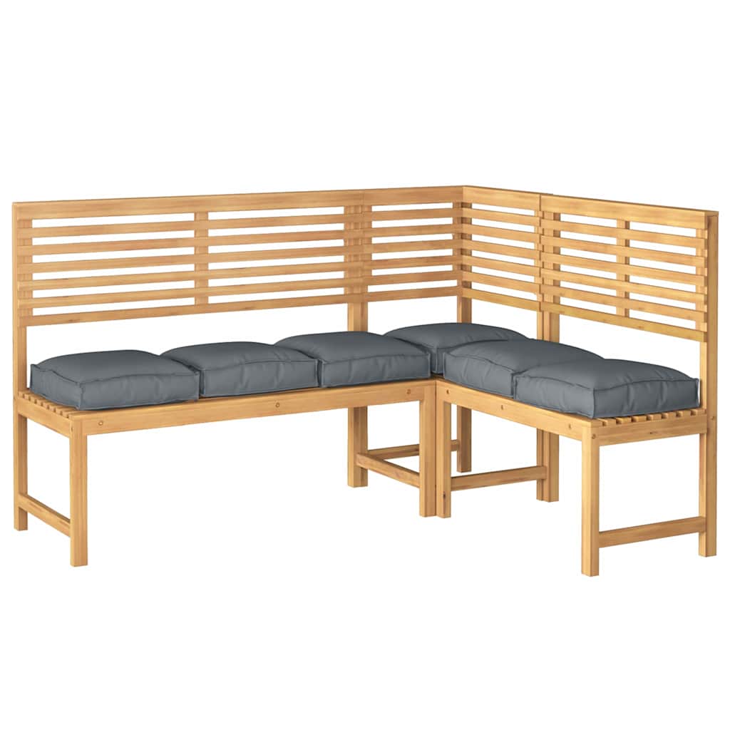 vidaXL Μαξιλάρι παλέτας για κάθισμα 6 pcs Ανθρακί 40 x 40 x 8 εκ.