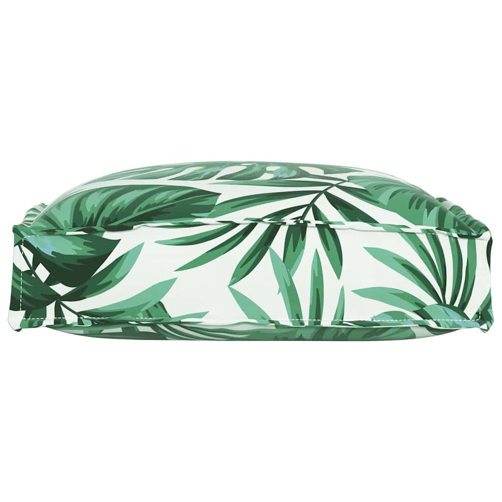 vidaXL Μαξιλάρι παλέτας για κάθισμα Floral 6 pcs Μοτίβο φύλλων