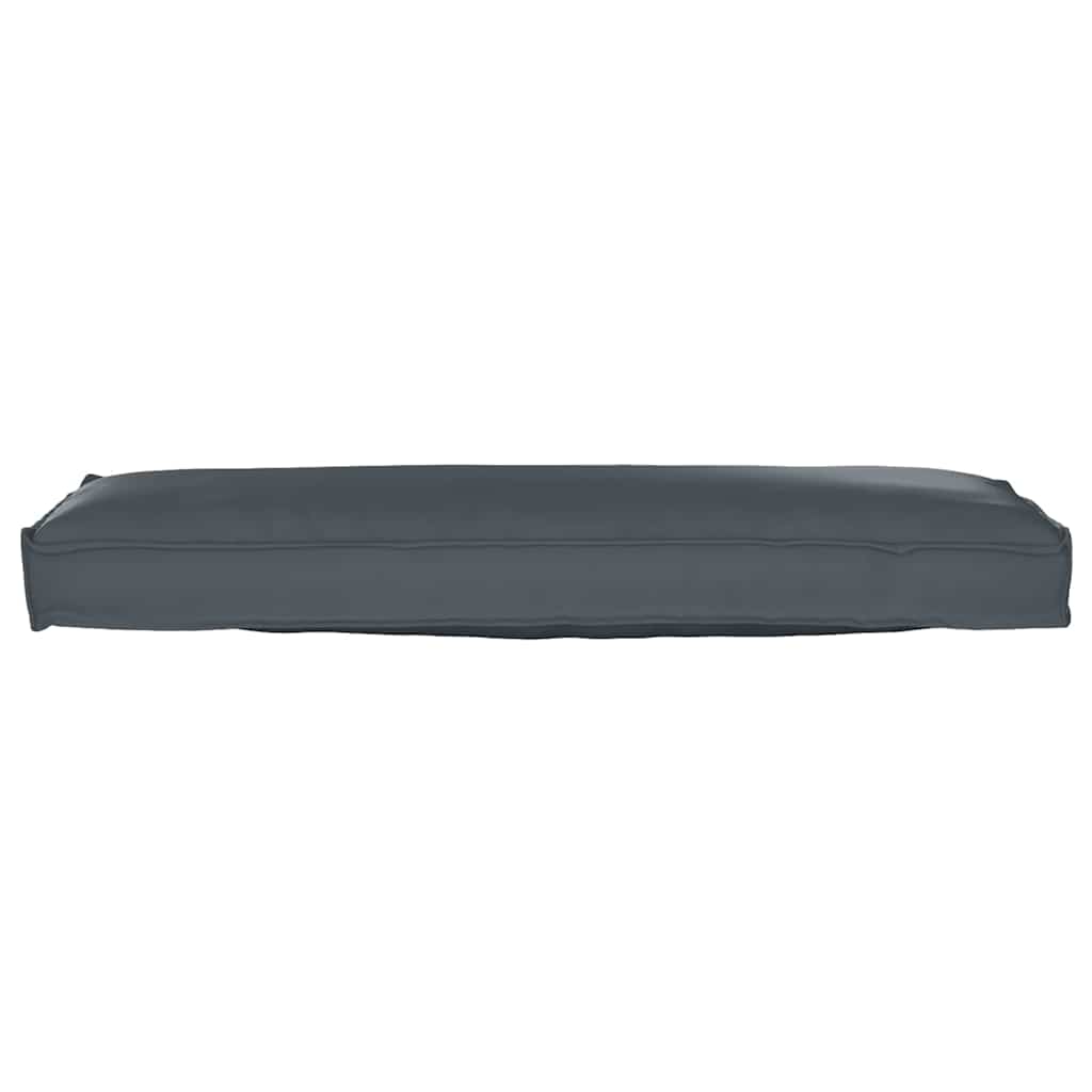 vidaXL Μαξιλάρι παλέτας για πάγκο Ανθρακί 120 x 40 x 8 εκ
