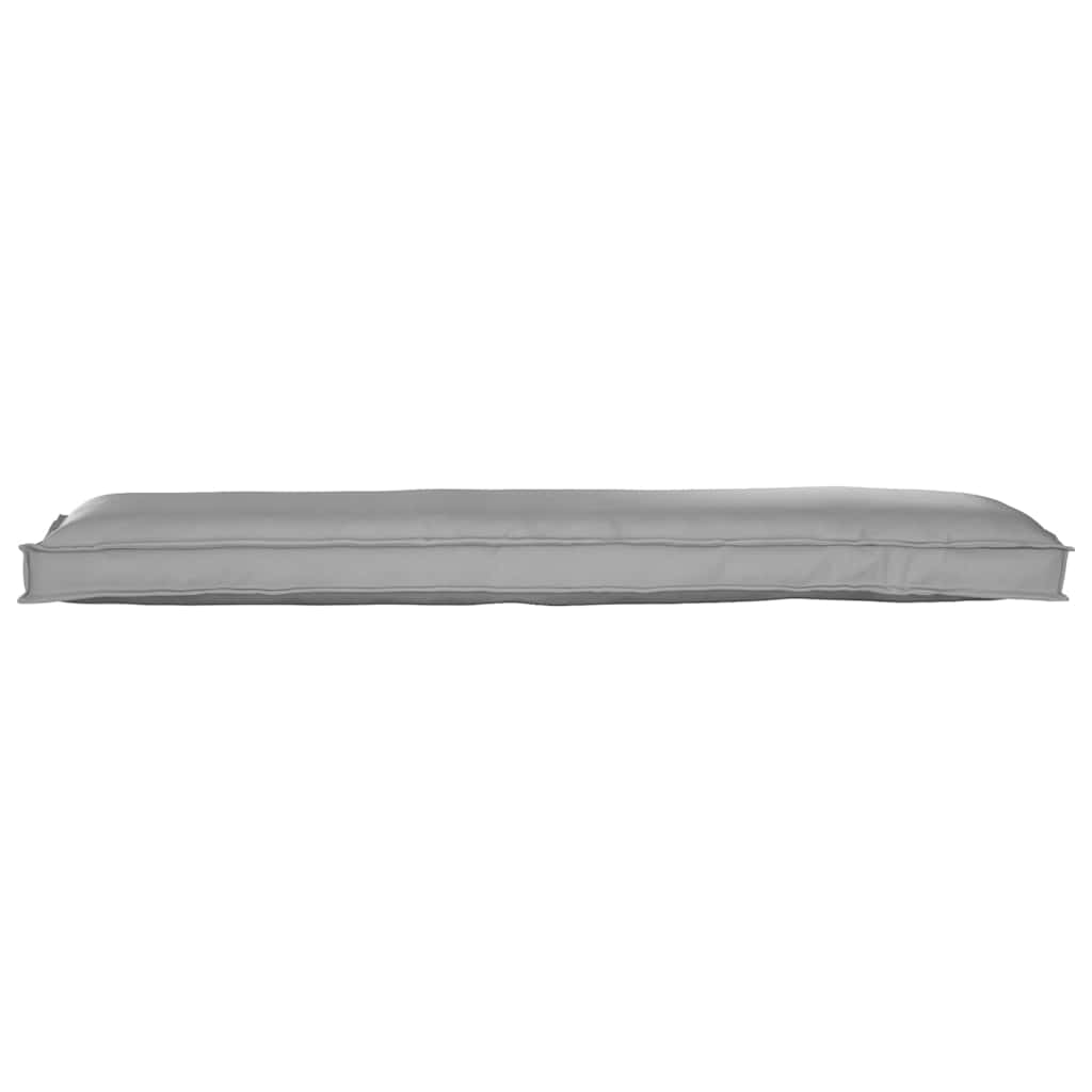 vidaXL Μαξιλάρι παλέτας για πάγκο Γκρι 150 x 40 x 8 εκ. Ύφασμα Oxford