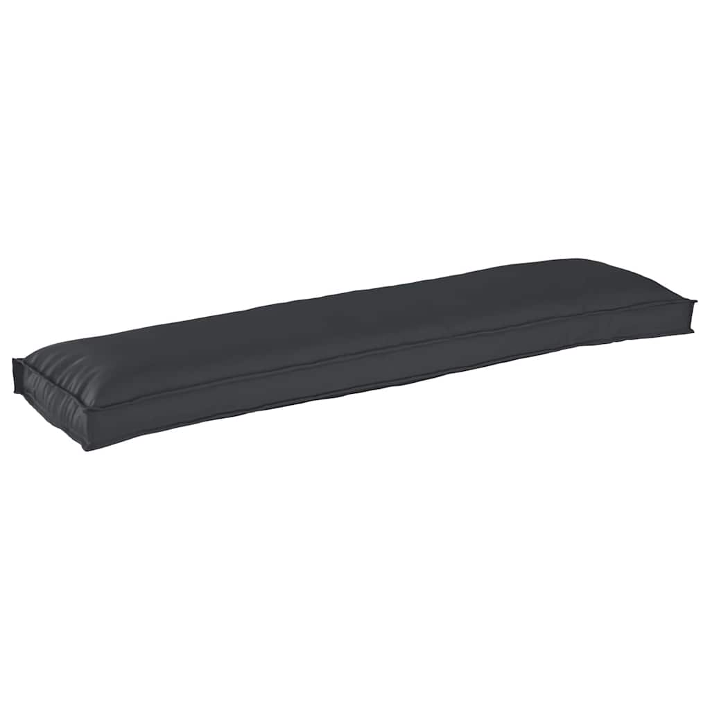 vidaXL Μαξιλάρι παλέτας για πάγκο Μαύρο 150 x 40 x 8 εκ. Ύφασμα Oxford