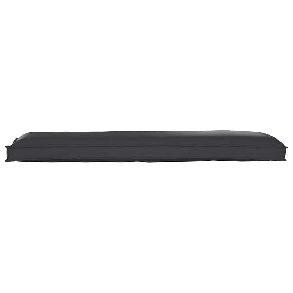 vidaXL Μαξιλάρι παλέτας για πάγκο Μαύρο 150 x 40 x 8 εκ. Ύφασμα Oxford