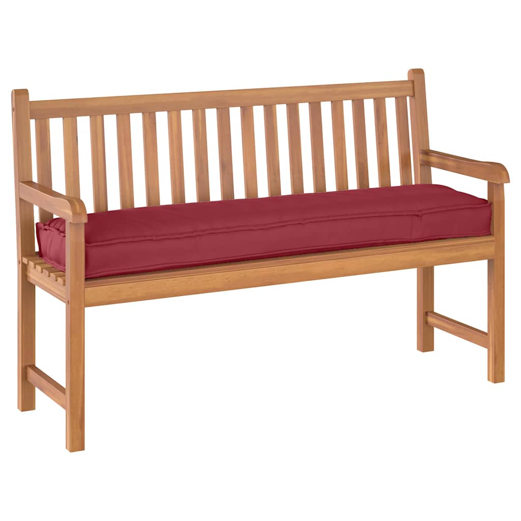 vidaXL Μαξιλάρι παλέτας για πάγκο Κόκκινο 150 x 40 x 8 εκ.