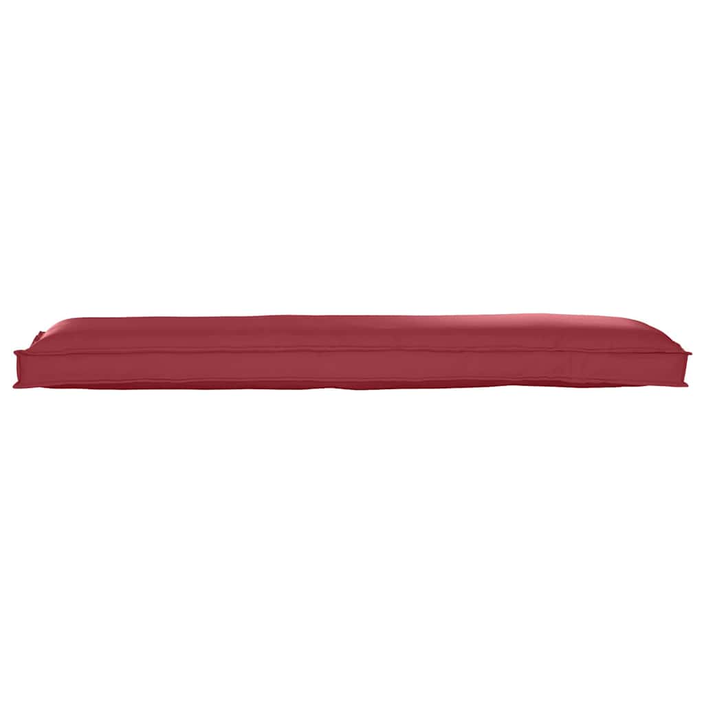 vidaXL Μαξιλάρι παλέτας για πάγκο Κόκκινο 150 x 40 x 8 εκ.
