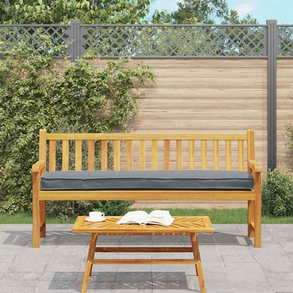 vidaXL Μαξιλάρι παλέτας Ανθρακί 180 x 40 x 8 εκ. Ύφασμα Oxford