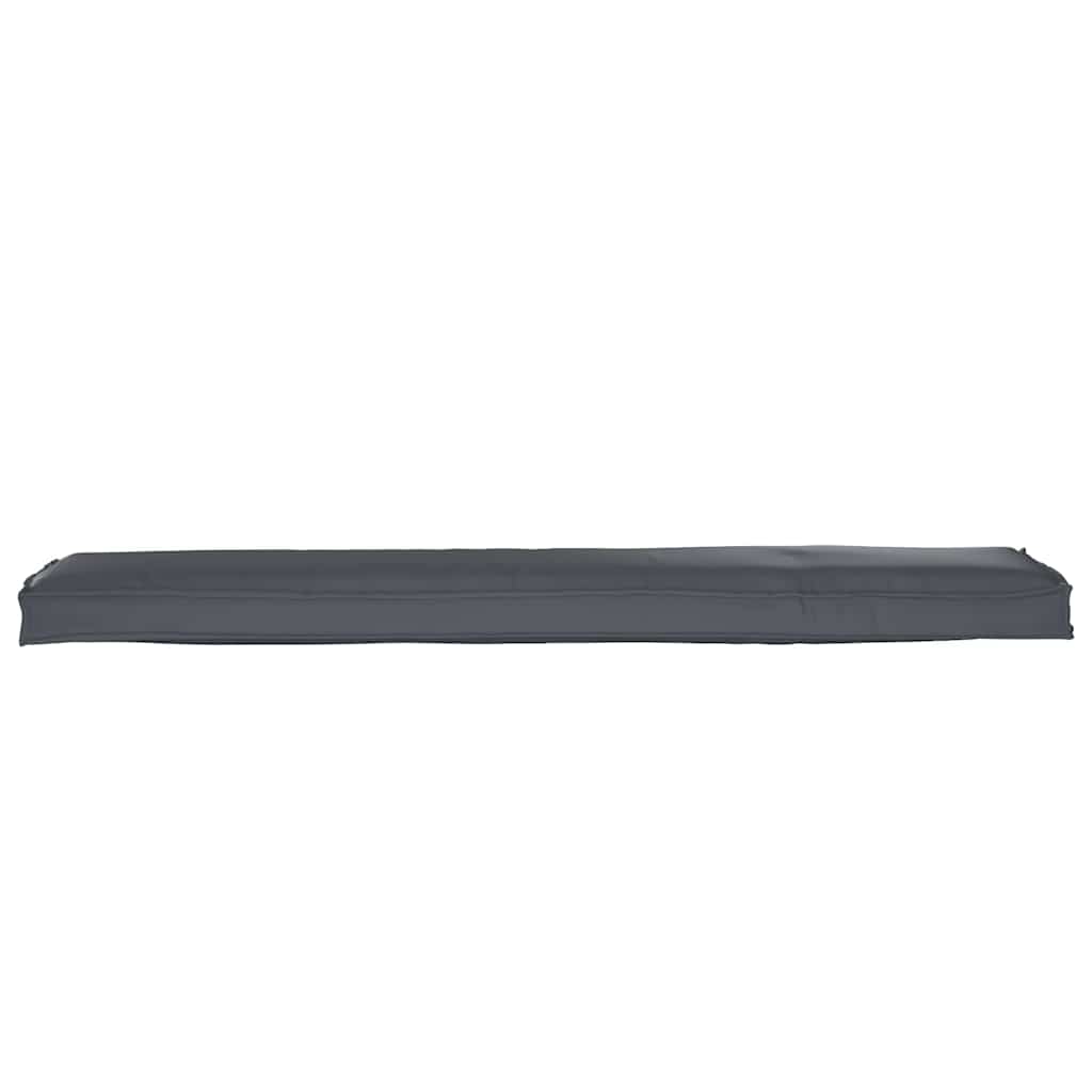 vidaXL Μαξιλάρι παλέτας Ανθρακί 180 x 40 x 8 εκ. Ύφασμα Oxford