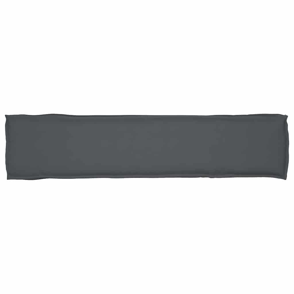 vidaXL Μαξιλάρι παλέτας Ανθρακί 180 x 40 x 8 εκ. Ύφασμα Oxford