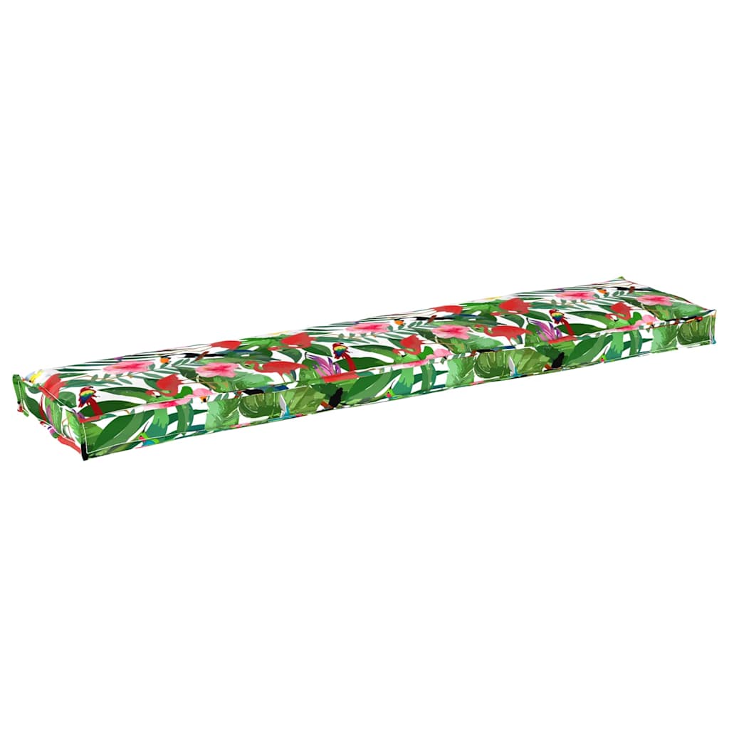 vidaXL Μαξιλάρι παλέτας Τροπική ζούγκλα 180 x 40 x 8 εκ. Ύφασμα Oxford