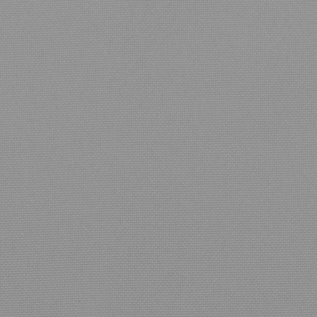 vidaXL Μαξιλάρι παλέτας Γκρι 200 x 40 x 8 εκ. Ύφασμα Οξφόρδης
