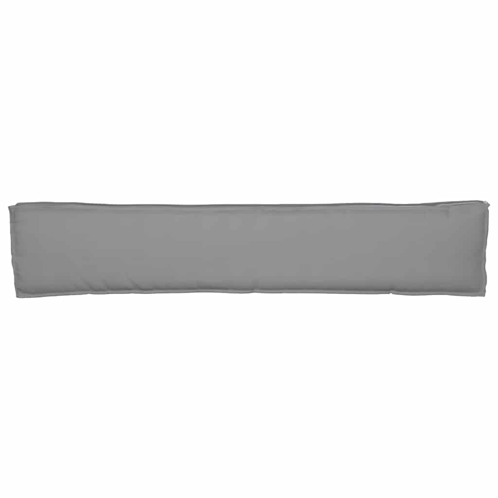 vidaXL Μαξιλάρι παλέτας Γκρι 200 x 40 x 8 εκ. Ύφασμα Oxford