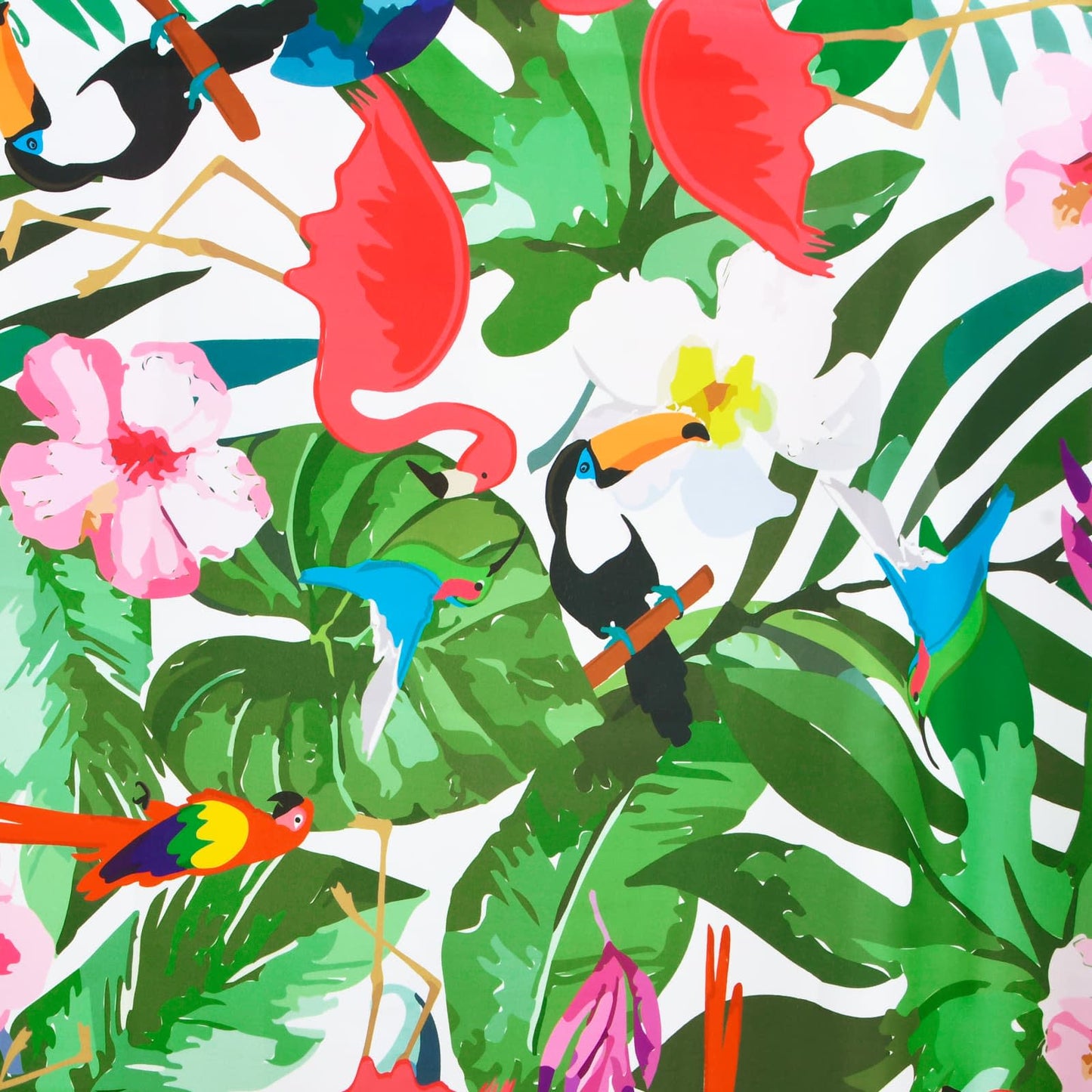 vidaXL Σετ Μαξιλαριών Πάγου 2 pcs Τροπική ζούγκλα 120 x 40 x 8 εκ