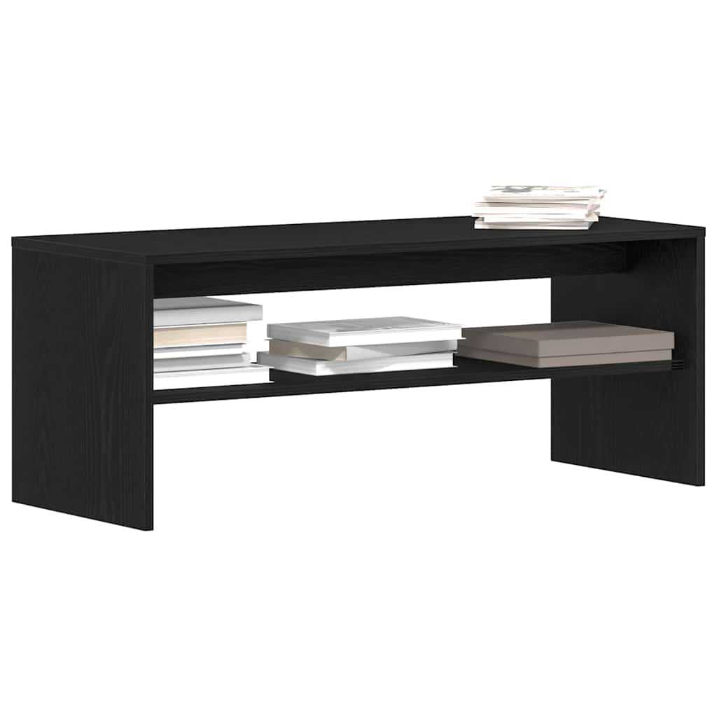 ντουλάπι τηλεόρασης vidaXL Μαύρη δρυς 100x40x40 cm Κατασκευασμένο ξύλο