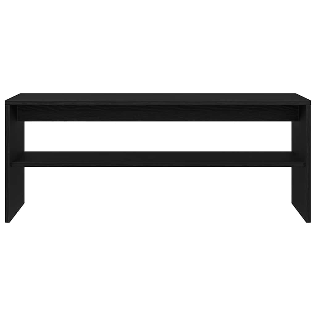 ντουλάπι τηλεόρασης vidaXL Μαύρη δρυς 100x40x40 cm Κατασκευασμένο ξύλο