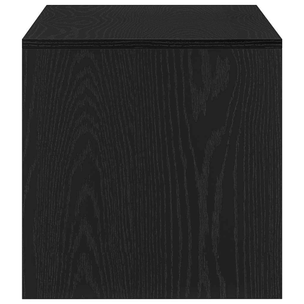 ντουλάπι τηλεόρασης vidaXL Μαύρη δρυς 100x40x40 cm Κατασκευασμένο ξύλο