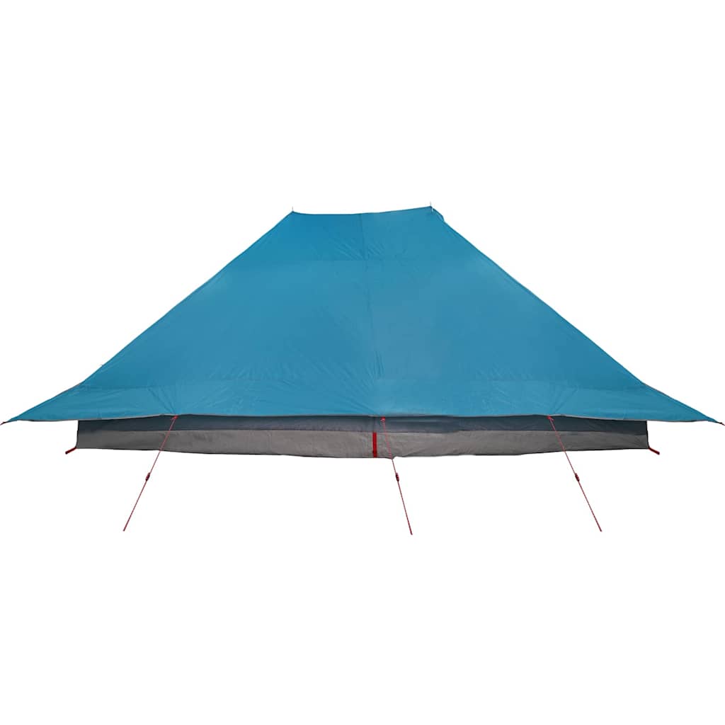 vidaXL Οικογενειακή Σκηνή με στέγη Μπλε, Γκρι 660 x 456 x 200 εκ.