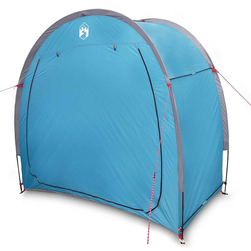 vidaXL Αποθήκευση στην Πλάτη με στέγη Μπλε 210 x 90 x 174 εκ.