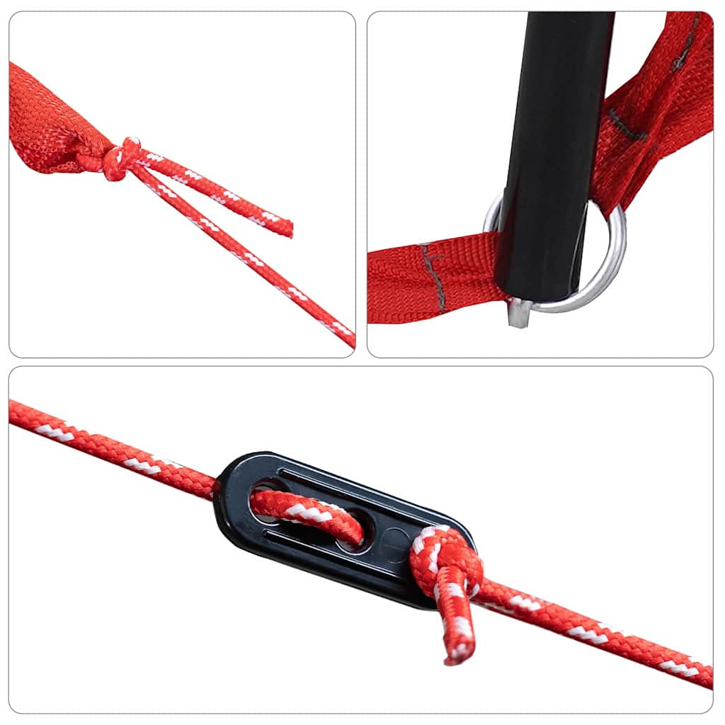 vidaXL Σκηνή με στέγη Πράσινο και Μαύρο 285 x 255 x 245 cm Πολυεστέρας