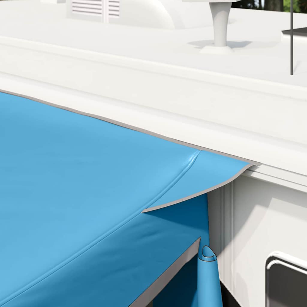 vidaXL Σκηνή με στέγη Μπλε και Μαύρο 285 x 255 x 245 cm Πολυεστέρας