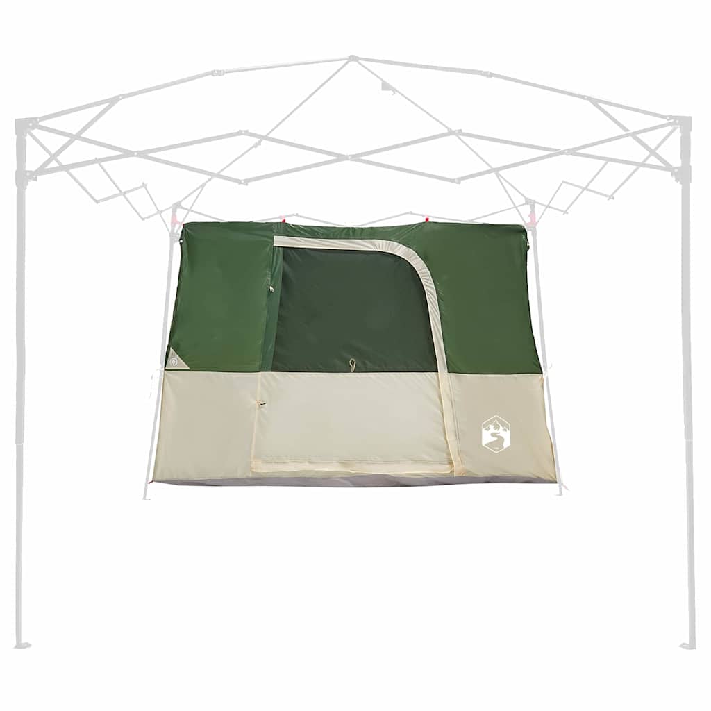 vidaXL Σκηνή με στέγη Άλλο Πράσινο και Μαύρο 280 x 220 x 176 εκ.