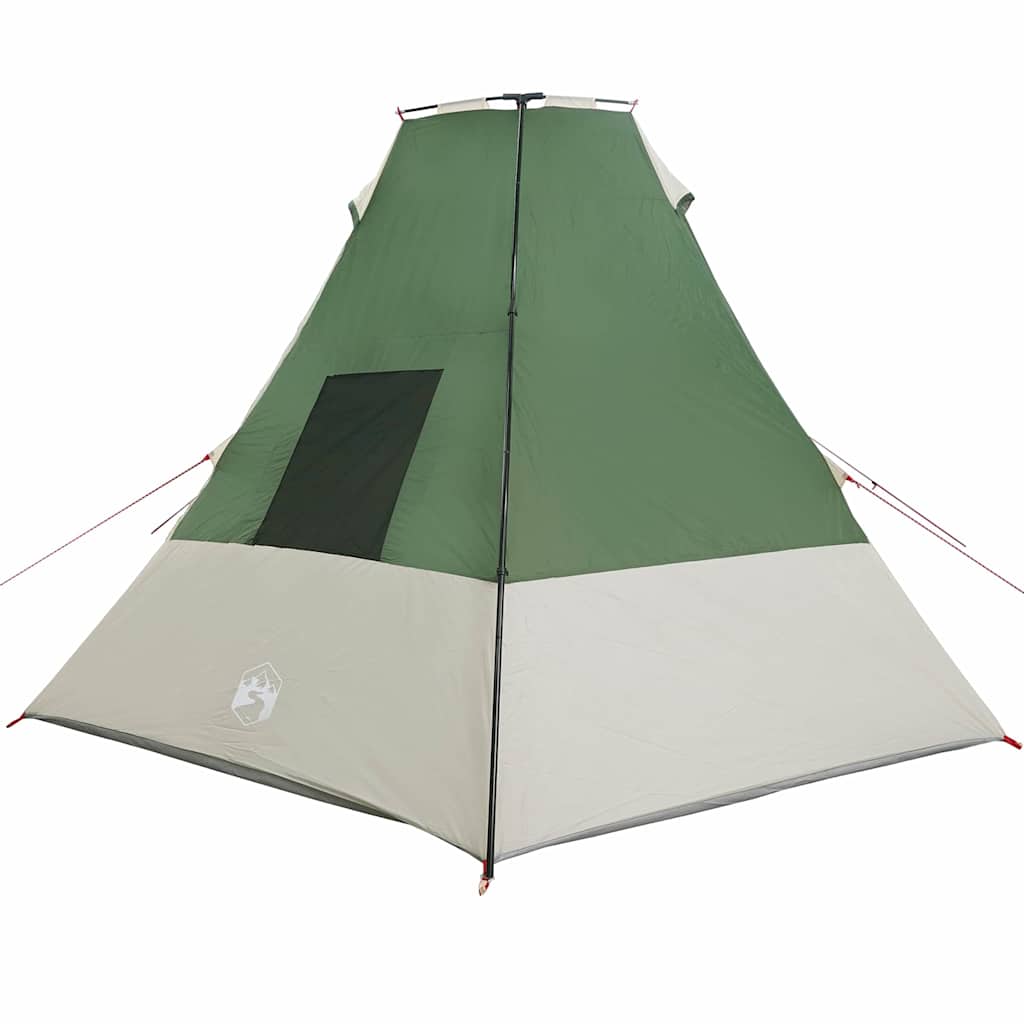 vidaXL Σκηνή Other Πράσινο και Μαύρο 383 x 338 x 217 εκ. Πολυεστέρας
