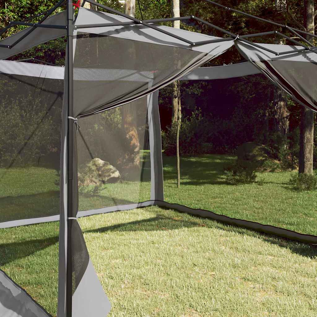 vidaXL Μεσαία Εσωτερική Σκηνή Γκρι 303 x 303 εκ.