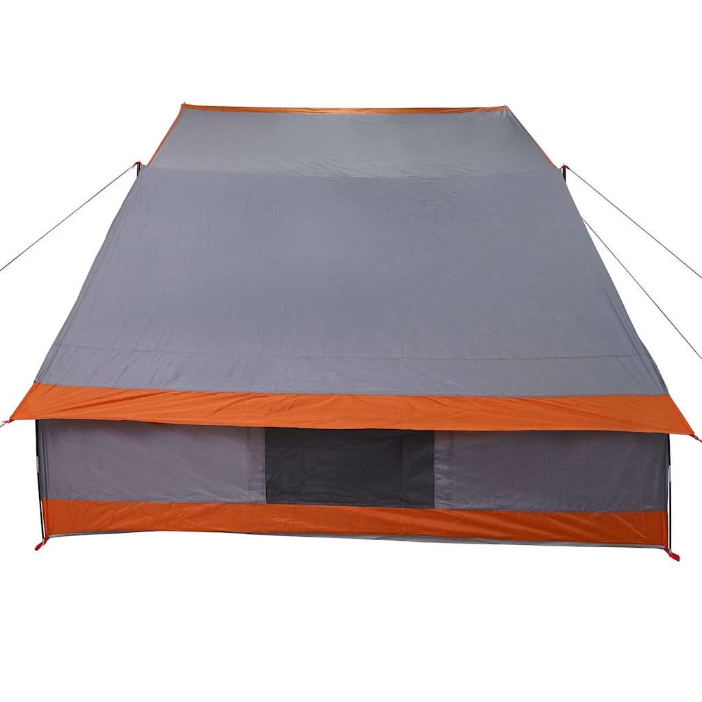 vidaXL Σκηνή Γκρι και πορτοκαλί 223 x 163 x 130 εκ
