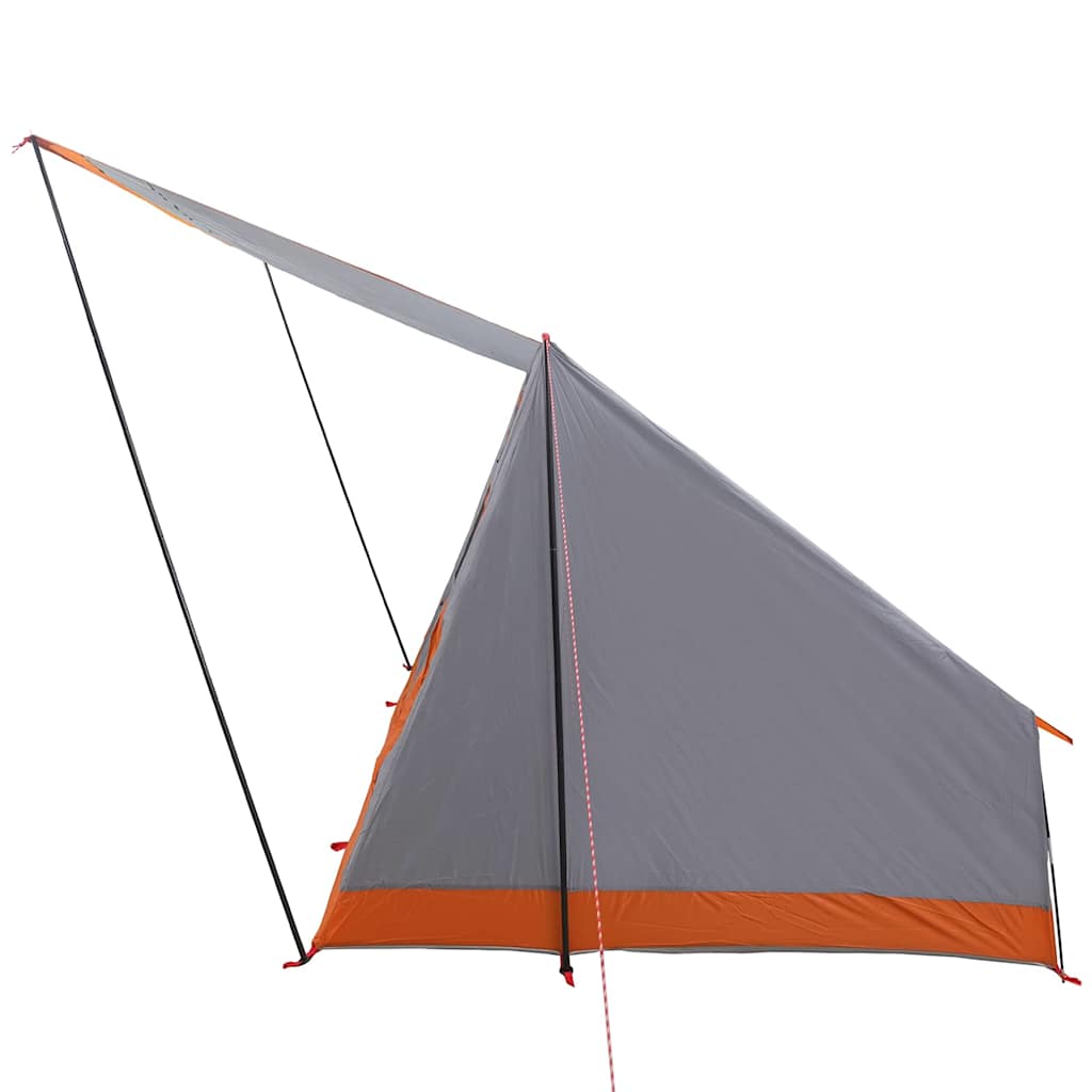 vidaXL Σκηνή Γκρι και πορτοκαλί 223 x 163 x 130 εκ