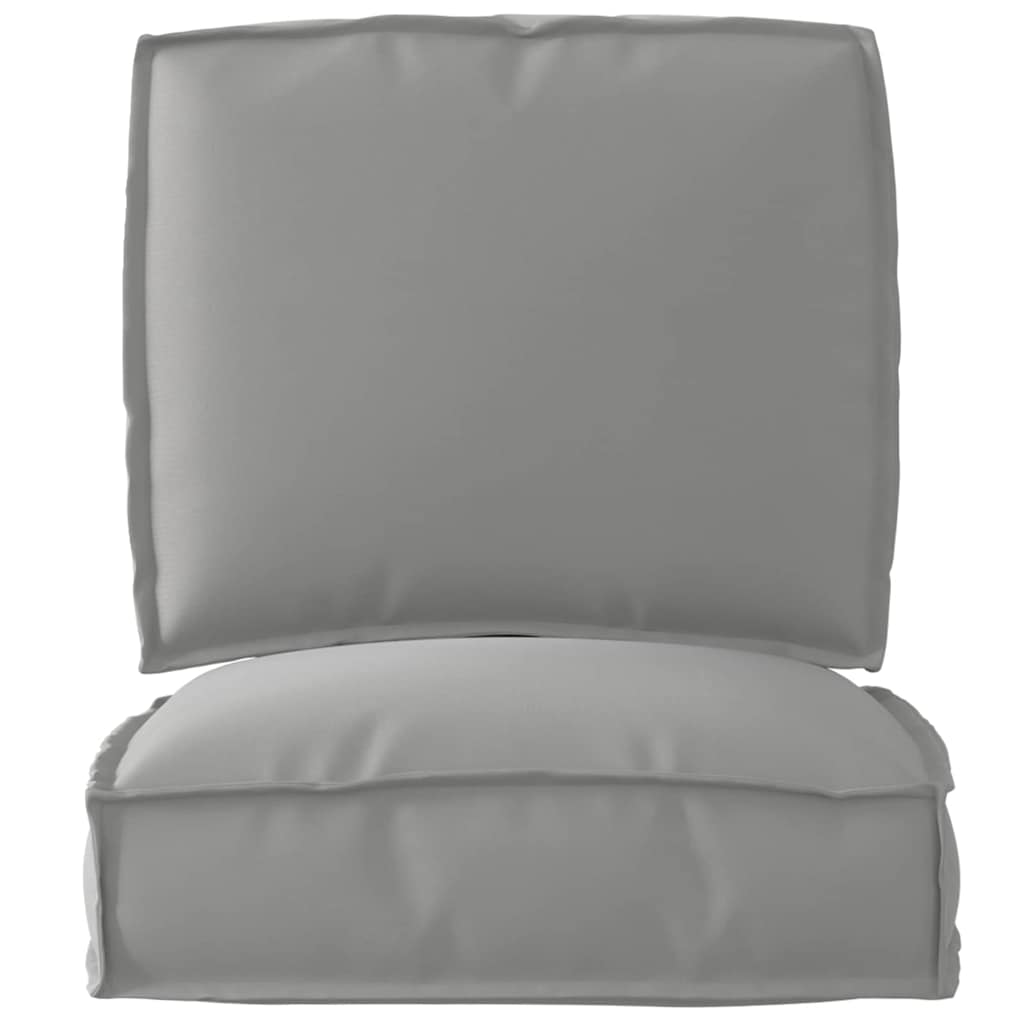 vidaXL Σετ Μαξιλαριών Πάγου 2 pcs Γκρι 50 x 50 x 12 cm Ύφασμα Oxford