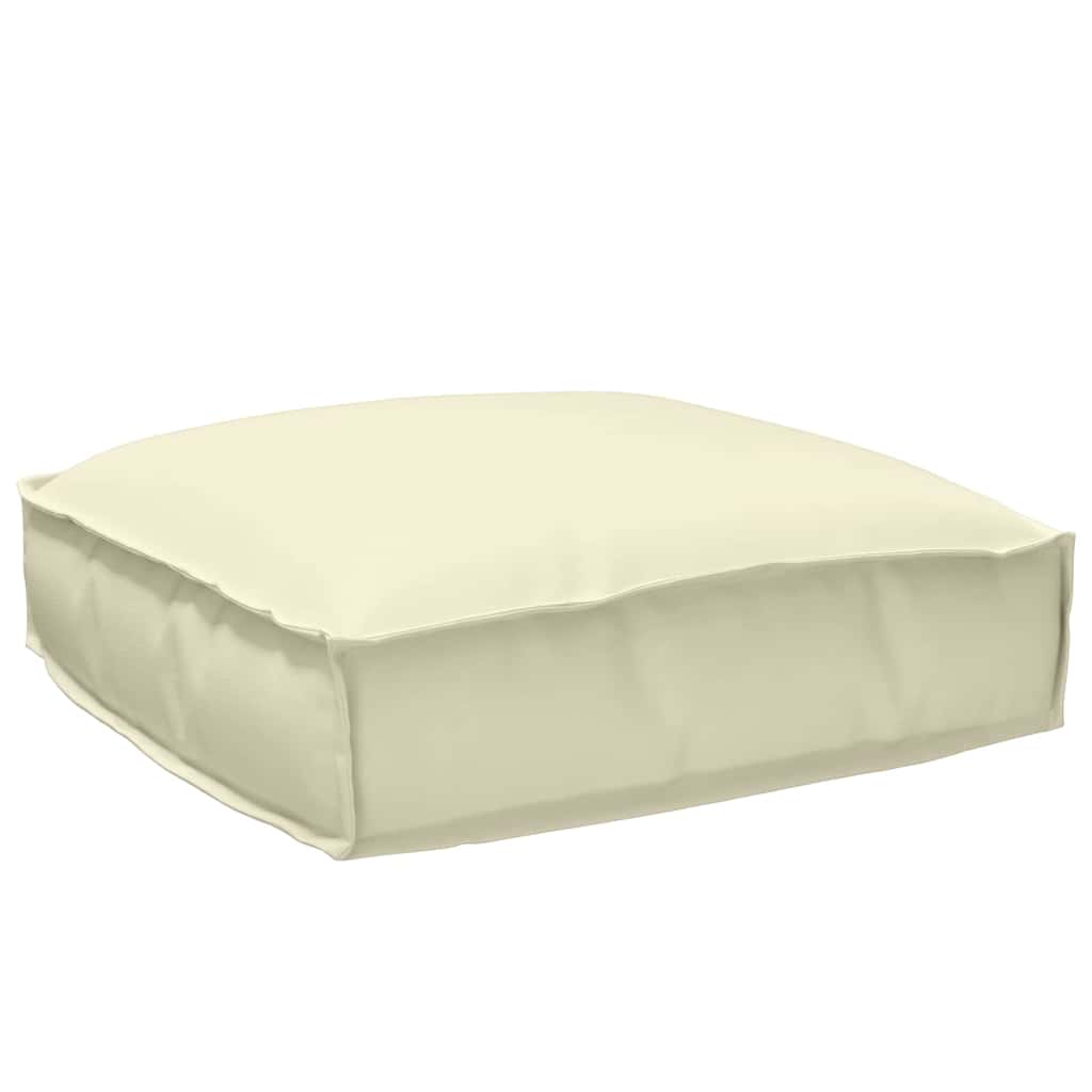 vidaXL Σετ Μαξιλαριών Πάγου 2 pcs Κρεμ 50 x 50 x 12 cm Ύφασμα Oxford