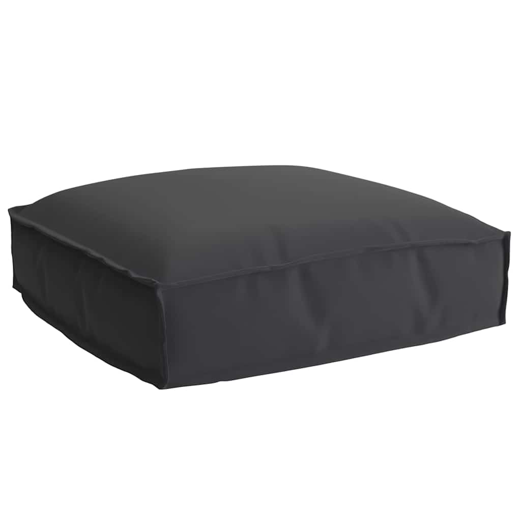 vidaXL Σετ Μαξιλαριών Πάγου 2 pcs Μαύρο 50 x 50 x 12 cm Ύφασμα Oxford