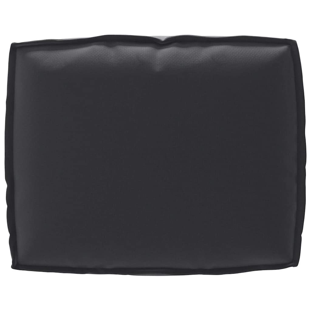 vidaXL Σετ Μαξιλαριών Πάγου 2 pcs Μαύρο 50 x 50 x 12 cm Ύφασμα Oxford