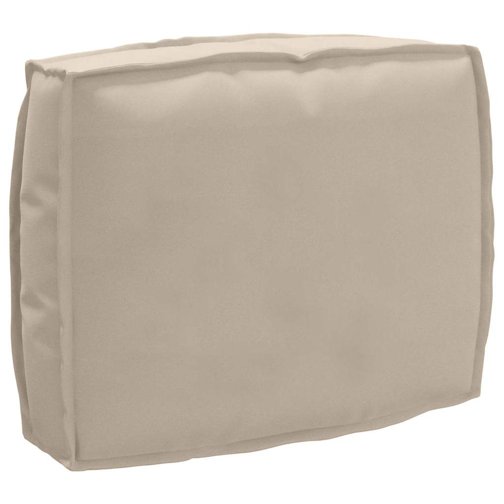 vidaXL Σετ Μαξιλαριών Πάγου 2 pcs Taupe 50 x 50 x 12 cm Ύφασμα Oxford
