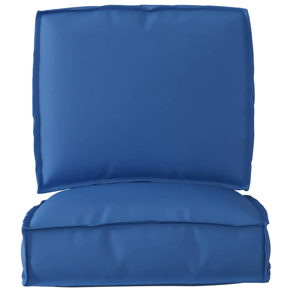 vidaXL Σετ Μαξιλαριών Πάγου 2 pcs Μπλε Ρουά 50 x 50 x 12 cm