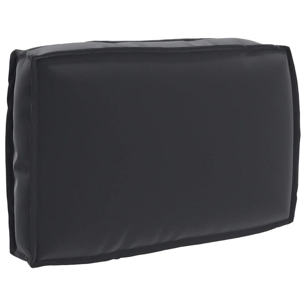 vidaXL Σετ Μαξιλαριών Πάγου 2 pcs Μαύρο 60 x 60 x 12 cm Ύφασμα Oxford