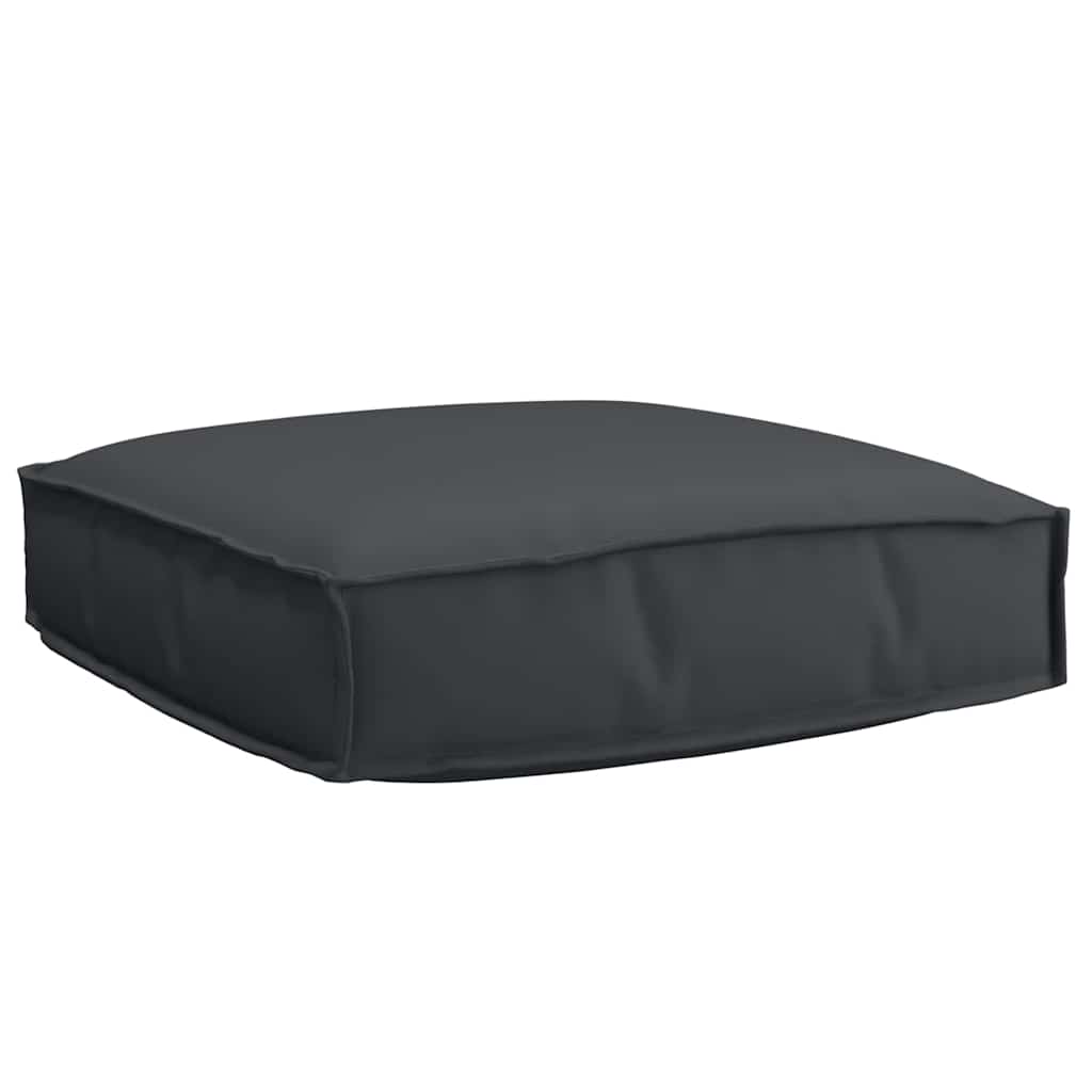 vidaXL Σετ Μαξιλαριών Πάγου 2 pcs Μαύρο 60 x 60 x 12 cm Ύφασμα Oxford