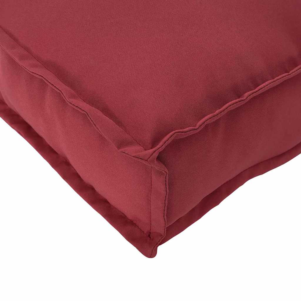 vidaXL Σετ Μαξιλαριών Πάγου 2 pcs Μπορντό 80 x 80 x 12 cm