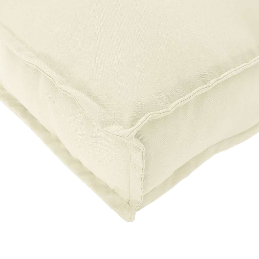vidaXL Σετ Μαξιλαριών Πάγου 2 pcs Κρεμ 120 x 80 x 12 cm Ύφασμα Oxford