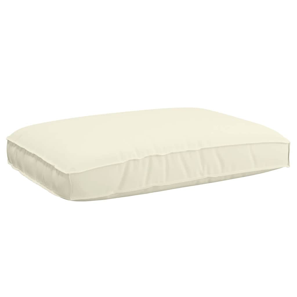 vidaXL Σετ Μαξιλαριών Πάγου 2 pcs Κρεμ 120 x 80 x 12 cm Ύφασμα Oxford