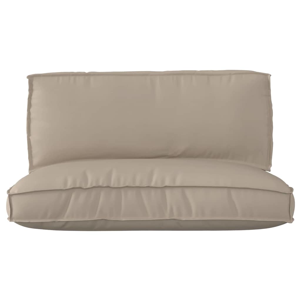 vidaXL Σετ Μαξιλαριών Πάγου 2 pcs Taupe 120 x 80 x 12 cm Ύφασμα Oxford