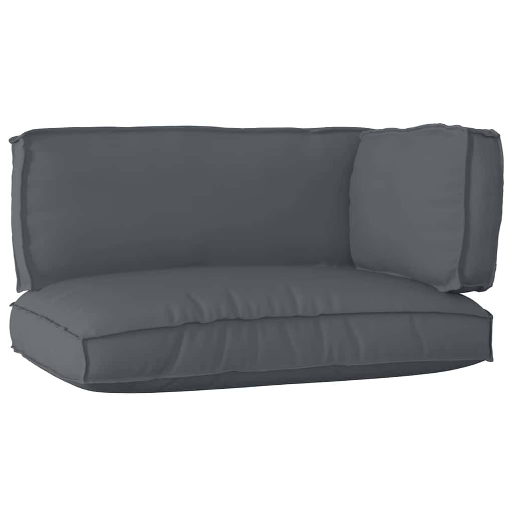 vidaXL Σετ Μαξιλαριών Πάγου 3 pcs Ανθρακί 120 x 80 x 12 cm